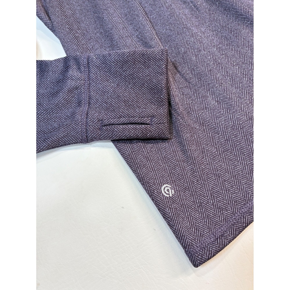 Champion Women's XXL Full Zip‎ Jacket Herringbone Purple Athletic Wear - Picture 8 of 10